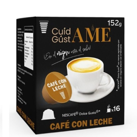 CAFE CUIDAME CON LECHE 16 CAPS