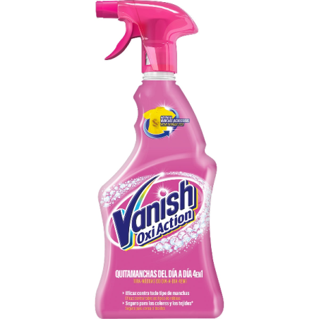 QUITAMANCHAS VANISH PISTOLA ROSA 750 ML
