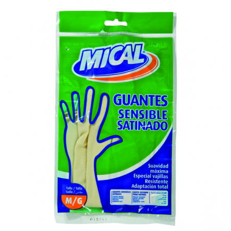 GUANTES MICAL SATINADOS MED.