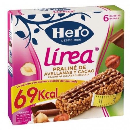 BARRITAS HERO MUESLY LINEA PRALINE 6x20G