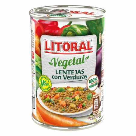 LENTEJAS LITORAL C/VERDURAS 425G