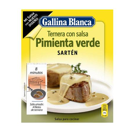 SALSA G.BLANCA PIMIENTA VERDE 59 G.