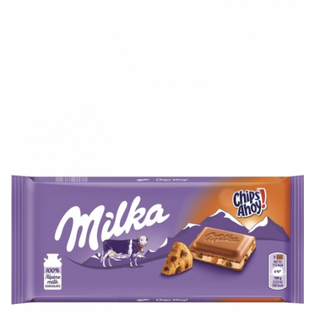 CHOCO.MILKA CHIPS AHOY 100G