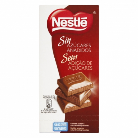 CHOCOLATE NESTLE LECHE S/AZ 125 GR.