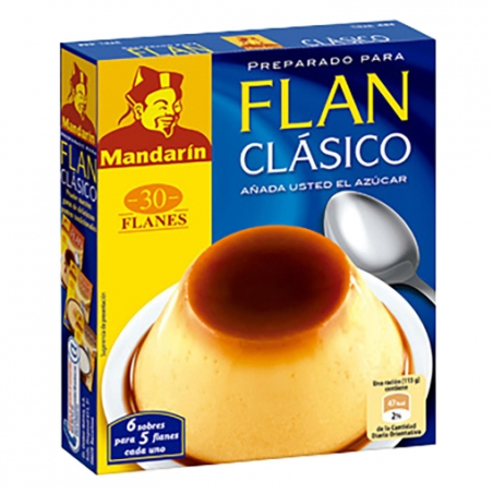 FLAN CHINO MANDARIN 4 PAQUETES 20GR