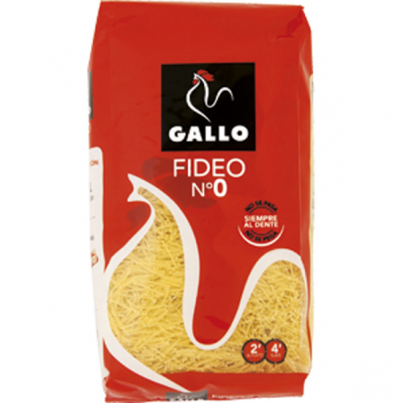 PASTAS GALLO FIDEO 0C 250 GR.