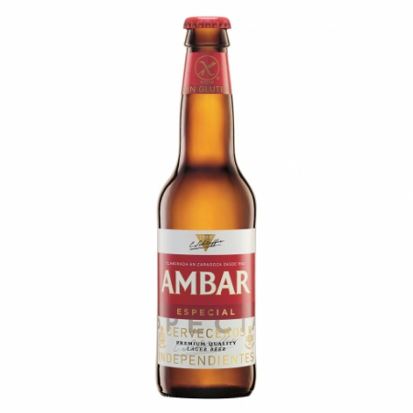 CERVEZA AMBAR CELIACOS BOTELLIN