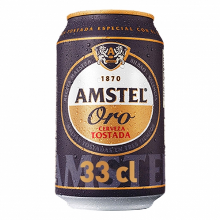 CERVEZA AMSTEL ORO LATA 33 cl 6'20º