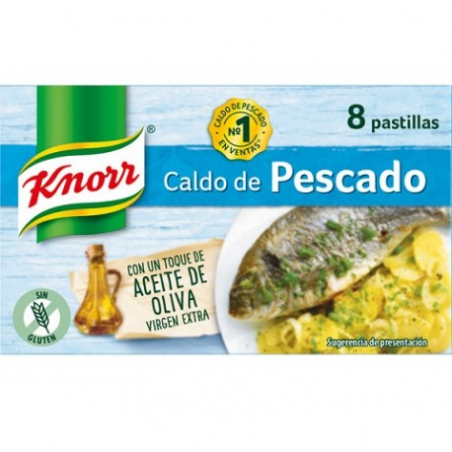 CALDO PESCADO KNORR 8 PASTILLAS